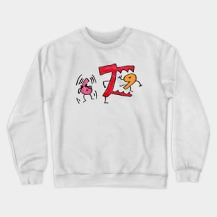 7 is Eating 9! Crewneck Sweatshirt